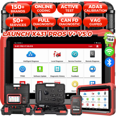2025 LAUNCH X431 V5.0 PRO3S+ PRO5 OBD2 Diagnosegerät Profi BT Scanner ALL SYSTEM