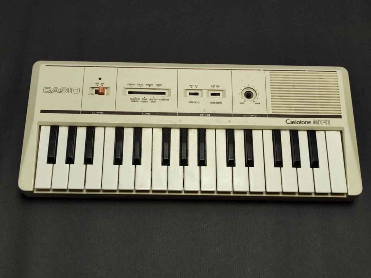 Vintage Casio Casiotone MT-11 Music Electronic Keyboard Analog 32 
