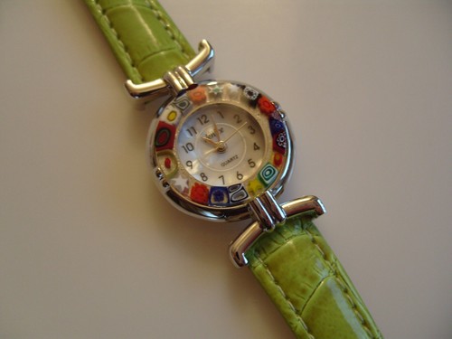 Muranoglas Damenuhr, Murano Glas Trend Mode Uhr, Schmuck Damen Uhr bunt NEU TOP - Picture 50 of 102