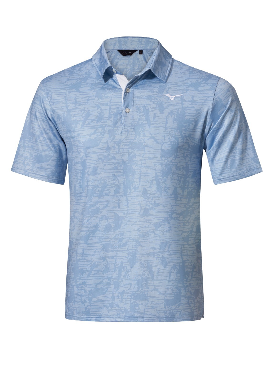 Быстросохнущая защитная рубашка-поло Mizuno Golf Herren - Farbe Светло-голубая 6490₽