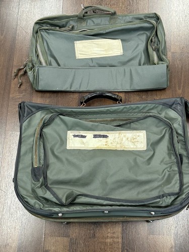 Pair of VIETNAM ERA PILOTS GARMENT BAGS original shows wear