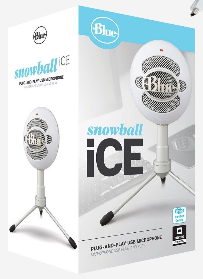 Blue Snowball iCE Plug Play USB Microphone Recording Streaming  Podcast-SEALED 836213001974 | eBay UK
