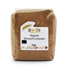 Organic Coriander Ground 250g | BWFO | Free UK Mainland P&P