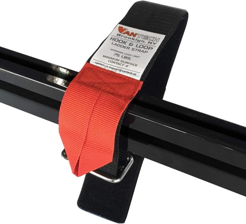 EZ Strap 2 Pack - Premium Red Hook & Loop Ladder Stabilizers for DIY Projects - Picture 6 of 10