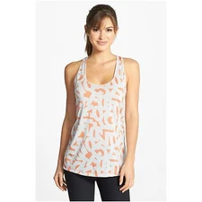 NIKE Flow Printed Dri-FIT 2.0 Women's Organic Cotton Tank Top Medium 605535 825