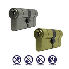 35/50 (30/10/45) Anti Snap Euro Cylinder Lock - High Security Bump Pick Drill