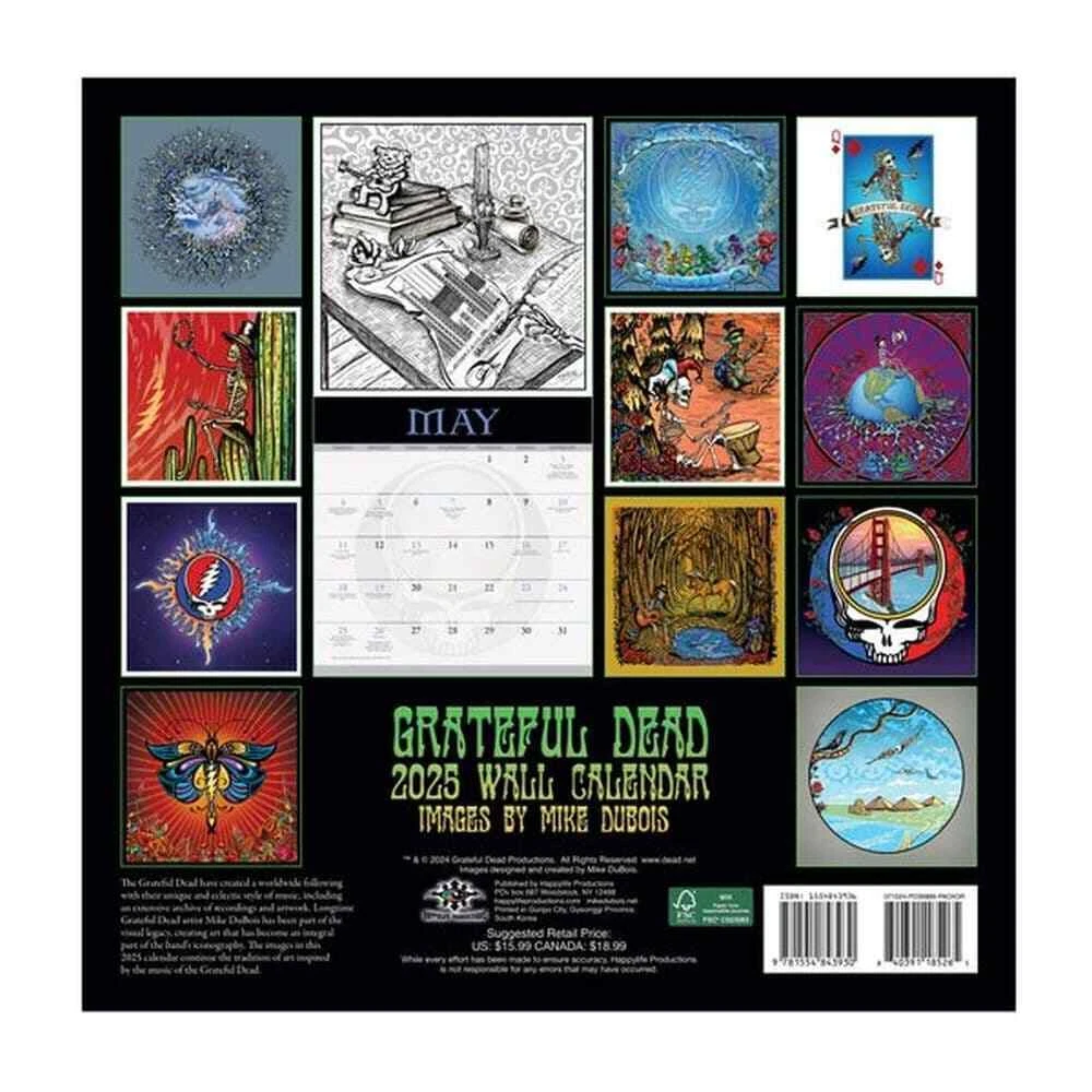 NMR Calendars,  Grateful Dead 2025 Wall Calendar