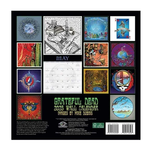 NMR Calendars,  Grateful Dead 2025 Wall Calendar