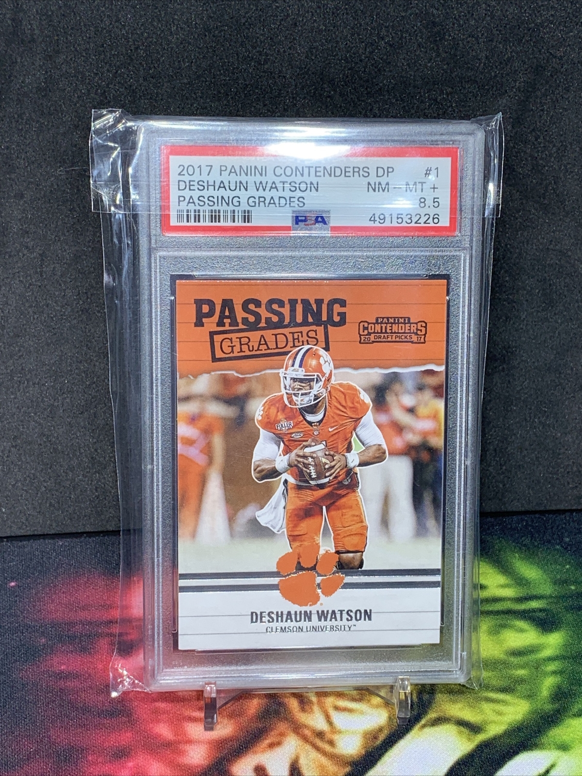 Deshaun Watson Panini Contenders Draft Picks Passing Grades #1 Base