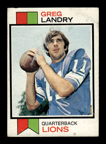 Greg Landry #12 1973 Topps card