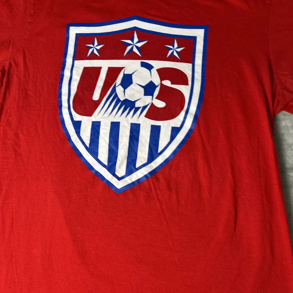 Мужская футболка Nike спортивного покроя средний красный 100% хлопок - Изображение 2 из 4