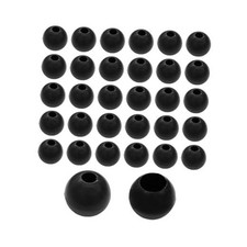 32Pcs Plastic Bungee Cord Toggle Balls, Rubber Rope Ball End Locks for 28.5mm