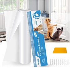 Dog  Cat Scratch Furniture Protector Guard Roll 197x12 Inch