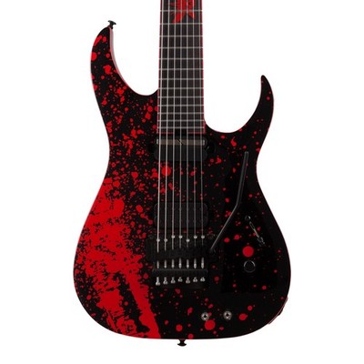 Schecter Sullivan King Signature Banshee 7 FR-S - Obsidian Blood - Open Box