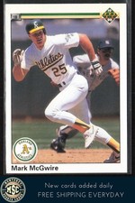 Mark McGwire 1990 Upper Deck #171 NM-MT OR BETTER Oakland Athletics