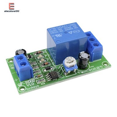 DC12V 0-60 Second Delay Time Turn off Switch NE555 Adjustable Timer Relay Module