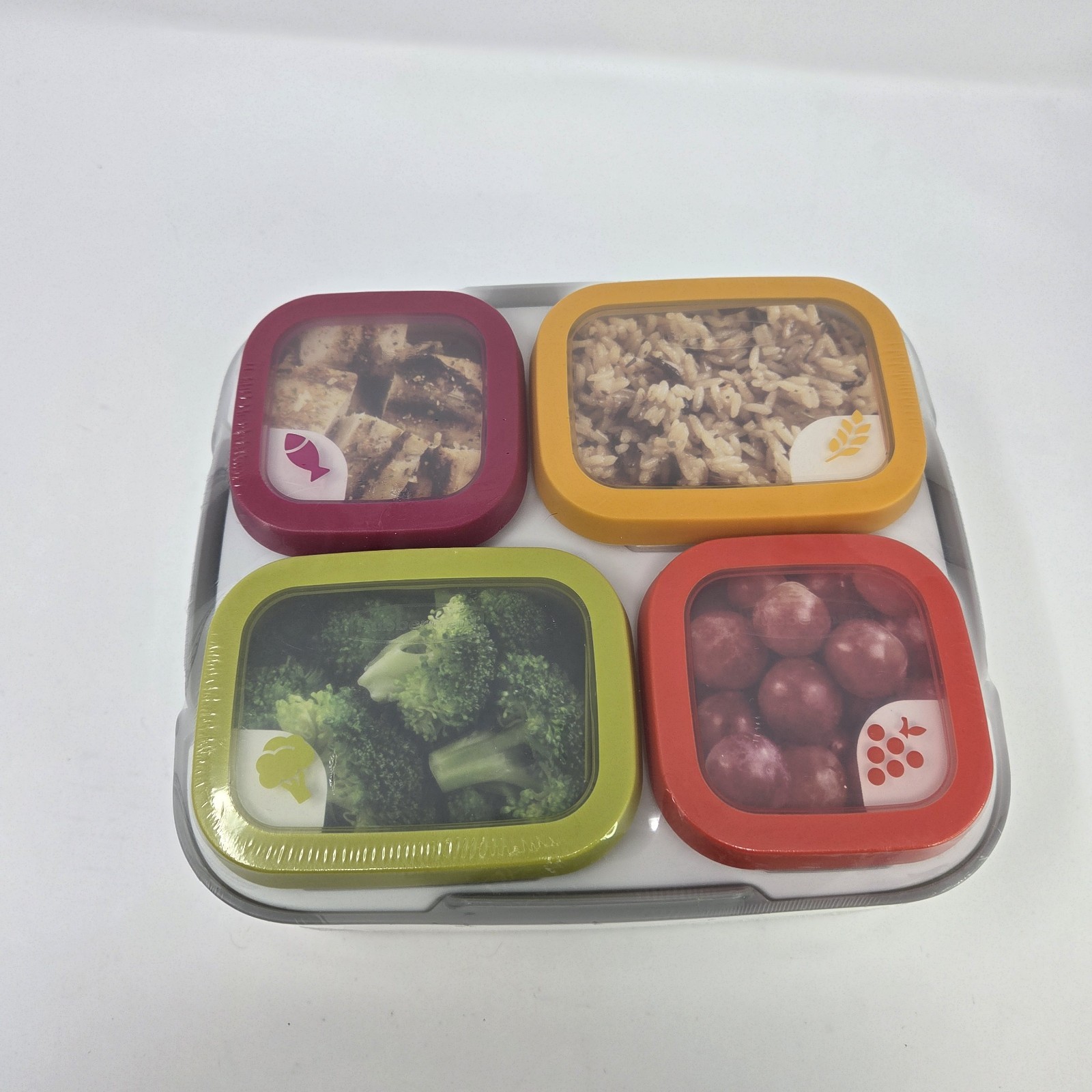 NEW Rubbermate Pre Portioned Meals Kit Food Storage With 4 C