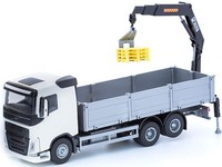 Emek, Volvo Fh Weiß 6X4 Forwarder Mit Entladekran - Volvo Fh Weiß 6X4 Forward...
