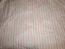 SOFAS & STUFF HEAVY COTTON BLEND FABRIC REMNANT DESIGN ETTA'S STRIPE 2M