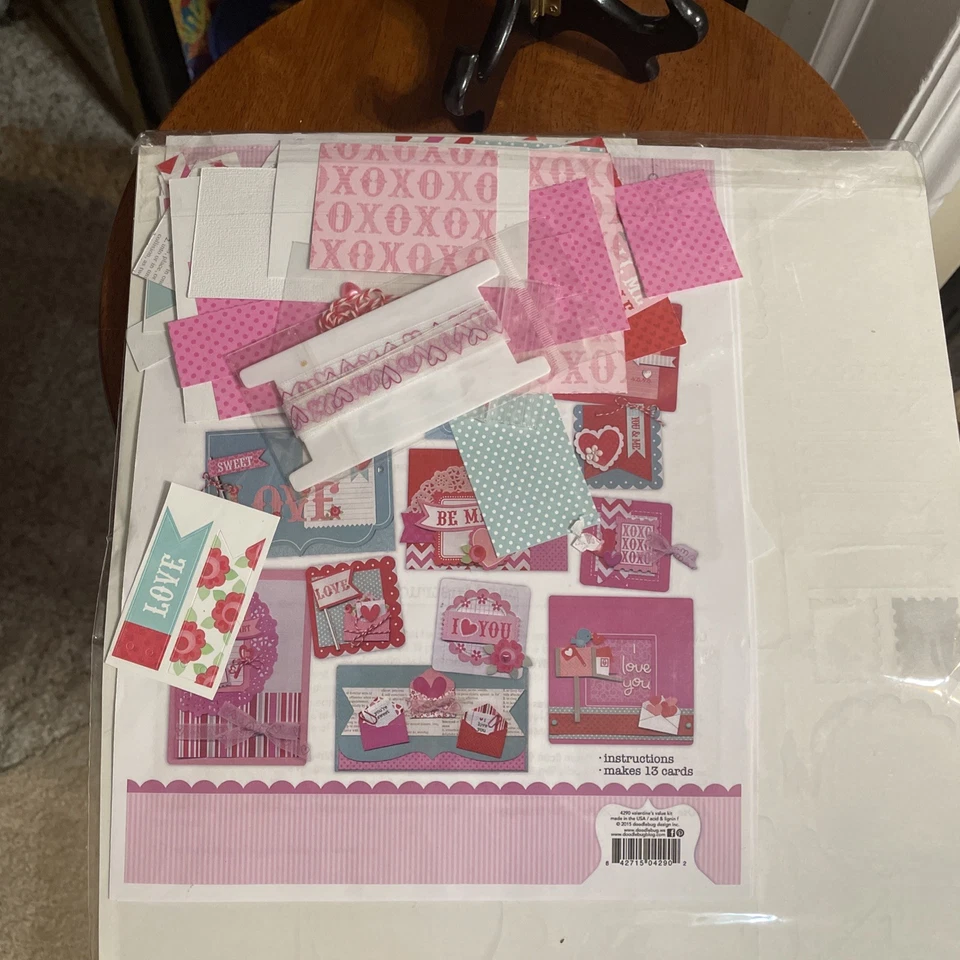 Doodlebug Designs Valentine's Value Kit (4290) - Makes 13 Cards - NIP - Image 2 of 3
