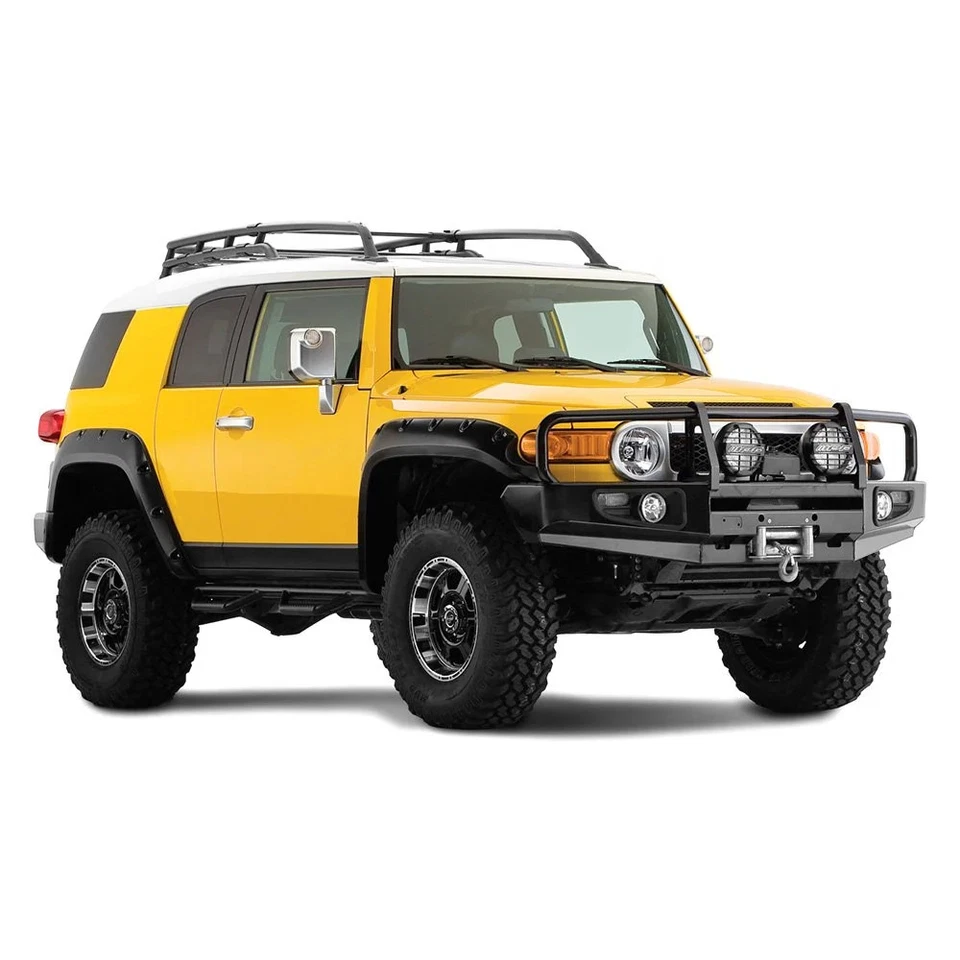 For Toyota FJ Cruiser 07-14 Pocket Style Matte Black Front & Rear Fender Flares Foto 3 de 4
