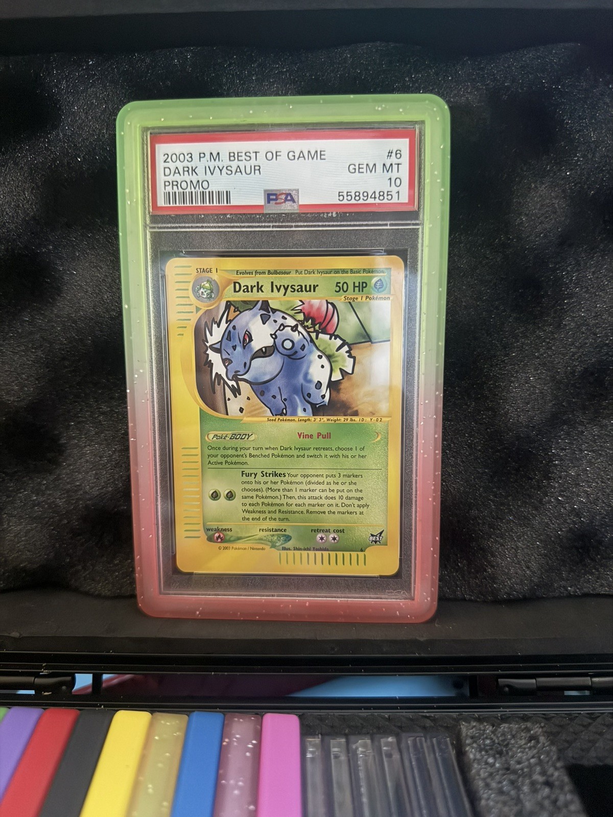 Pokémon 2003 Best of Game Promo Dark Ivysaur #6 PSA 10 Gem Mint