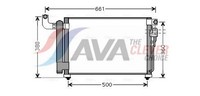AVA Clever Choice Kondensator Klimaanlage ** Clever FIT ** KA5082D FüR RIO KIA 2