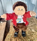 Adorable Vintage Cabbage Patch Boy With Tooth In Vintage Outfit
