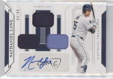 2019 Panini National Treasures 84/99 Nate Lowe Nathaniel #GGS-NL Auto 1u6