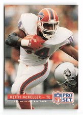 1992 Pro Set Keith McKeller #99 Buffalo Bills