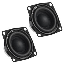 2Pcs 2" 2inch 4Ohm 10W Full Range Audio Speaker Stereo Woofer 2PCS