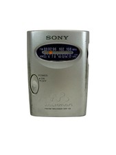 Sony Walkman SRF-59 AM/FM Pocket Radio Tested Working Belt Clip Portable Silver