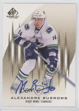 2013-14 SP Game Used Edition Gold Auto Alexandre Burrows #6 Auto 0i6