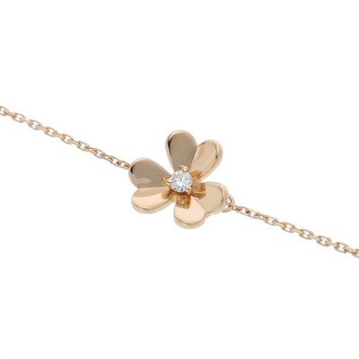 Van Cleef & Arpels Damen Armband K18 Gelbgold YG Diamant Frivole Mini Br...