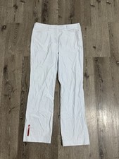 Prada Pants Mens 44 Blue Nylon Red Tab Straight Leg Pockets Made In Italy