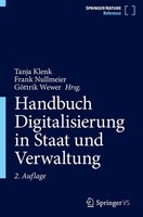 Handbuch Digitalisierung In Staat Und Verwaltung GöTtrik Wewer