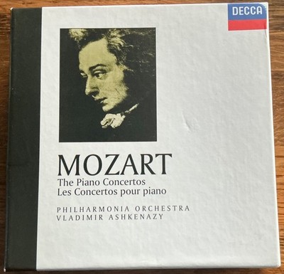 Mozart: The Piano Concertos: Vladimir Ashkenazy: Philharmonia: Decca 10 CD Set
