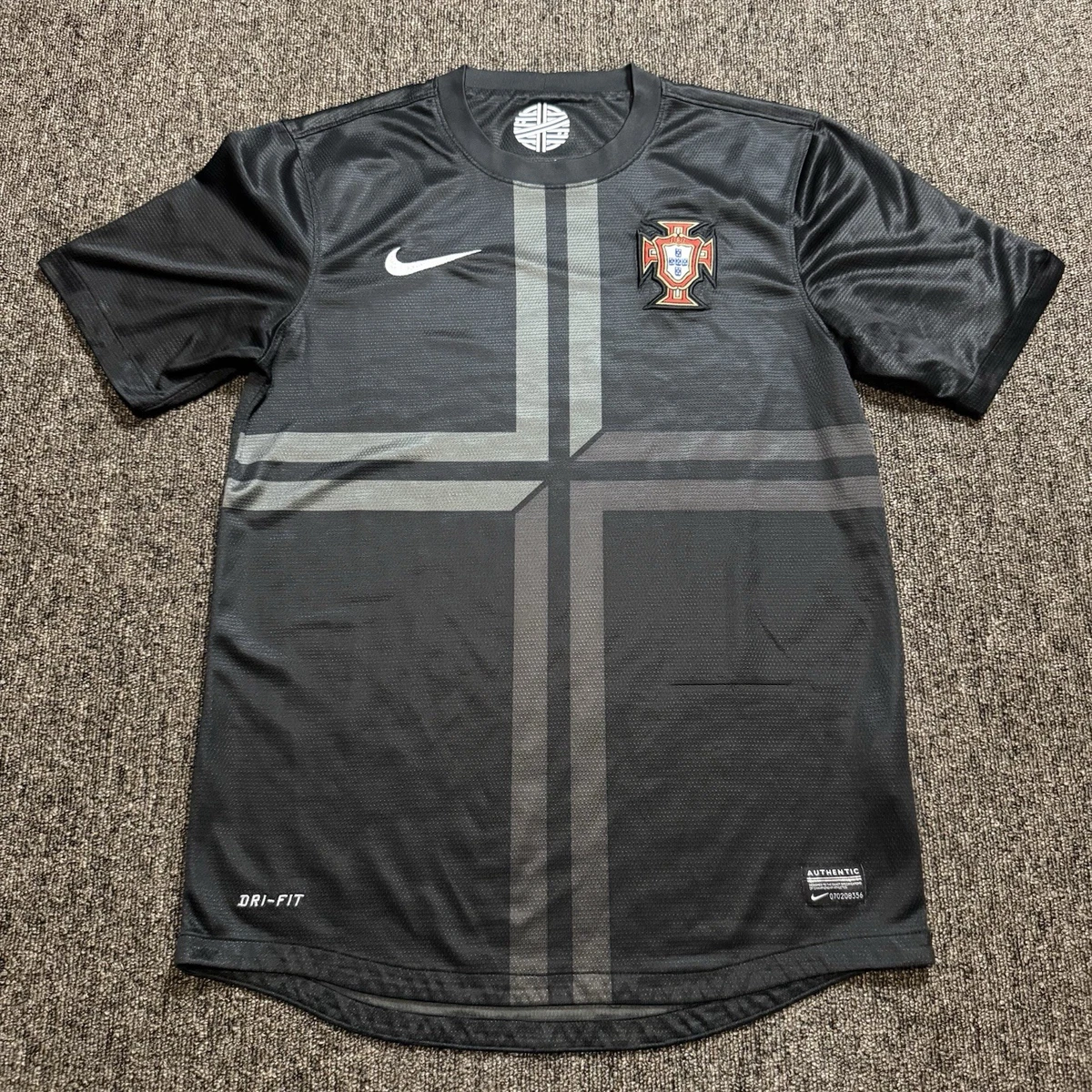 Nike Portugal Black National Team Soccer Fan Apparel & Souvenirs