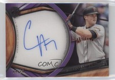 2018 Topps Tribute Tribute Auto Purple 4/50 Christian Arroyo #TA-CAR Auto 0b0