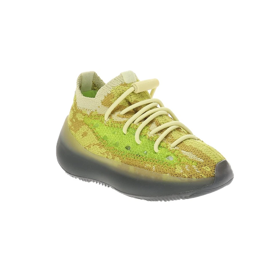 Adidas Yeezy Boost 380 Zapatillas Informales Sin Cordones Infantiles Niños Verdes FZ4992 Foto 2 de 4