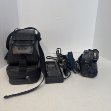 SONY Handycam CCD-TR71 Video 8 CAMERA RECORDER w/ Power Adapter