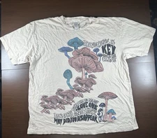 Project Social T Urban Outfitters Mushroom T-Shirt Size S/M (OVERSIZED)