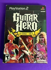Guitar Hero 3 Disc Set PS2 Guitar Hero I, II, Encore Rocks the 80s Tested