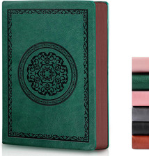 2026 Leather Vintage Journal Notebook,300 Pages,Leather Softcover Lined Journal