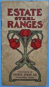 Vintage Estate Stove Co Pocket Brochure Hamilton, Ohio Estate Steel Ranges