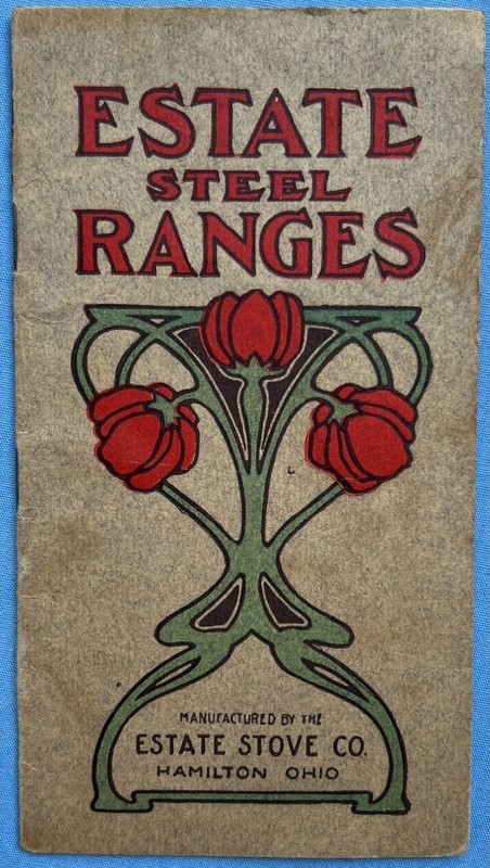 Vintage Estate Stove Co Pocket Brochure Hamilton, Ohio Estate Steel Ranges