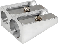 4 StüCk Metall-Bleistiftspitzer Mit Doppelloch, FüR Standard Und Jumbo-Bleistift
