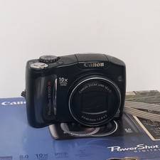 Canon PowerShot SX100 IS 8.0MP Digital Camera - Black - accessories - box