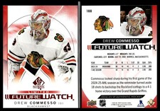 2024-25 SP Authentic Red Limited Future Watch Drew Commesso