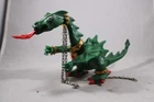 VTG 1995 Playmobil Geobra Green Dragon Figure Complete w/Chest Plate & Shackles